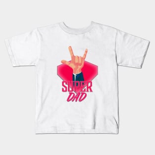 Super DAD Devils Horns! Kids T-Shirt